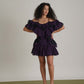 Fiorella Purple Stripe Dress