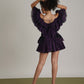 Fiorella Purple Stripe Dress