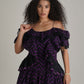 Fiorella Purple Stripe Dress