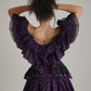 Fiorella Purple Stripe Dress