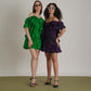 Fiorella Purple Stripe Dress