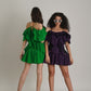 Fiorella Purple Stripe Dress