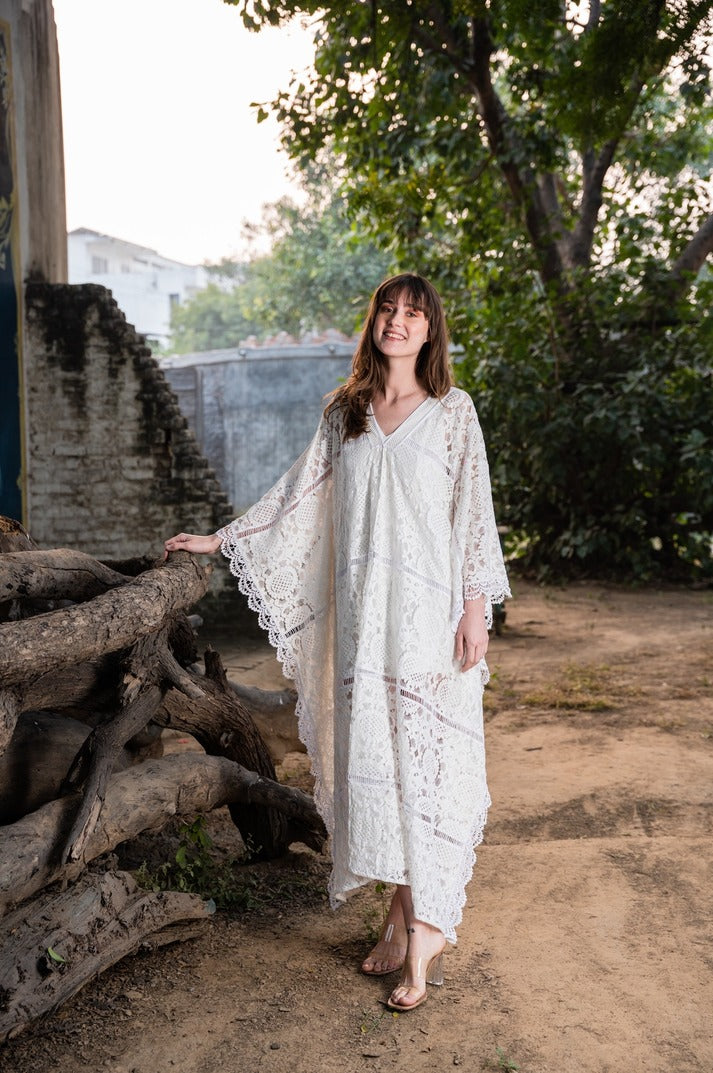 FAIRY WHITE KAFTAN