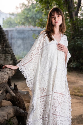 FAIRY WHITE KAFTAN